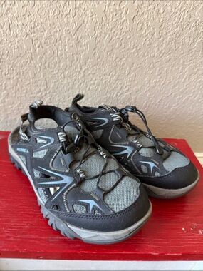 Merrell Trail Sandals - worn once.  Comfy.  Hiking. Waterproof